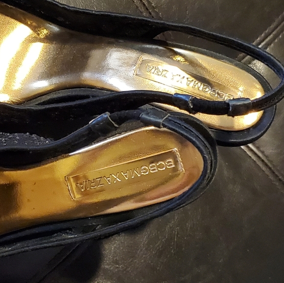 BCBGMaxAzria black sling back heels Pippa Size 7 - Picture 14 of 15